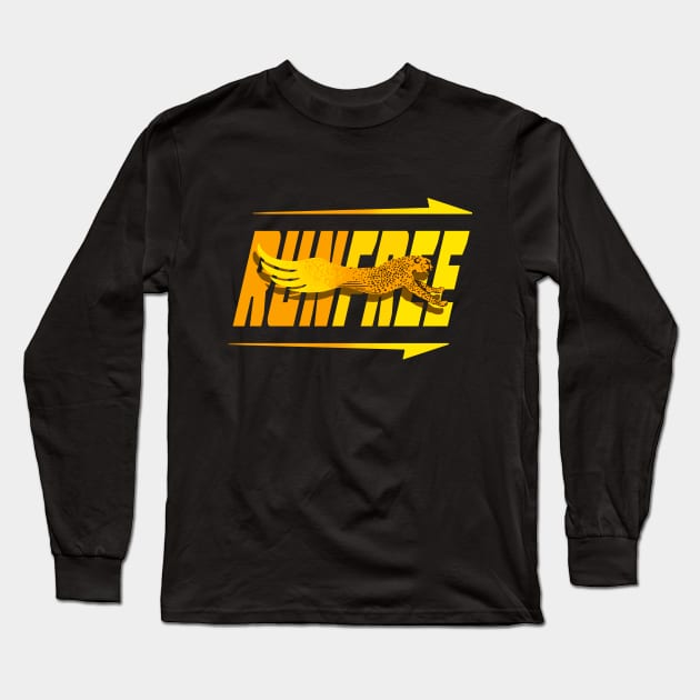 Running Free Long Sleeve T-Shirt by otherrace